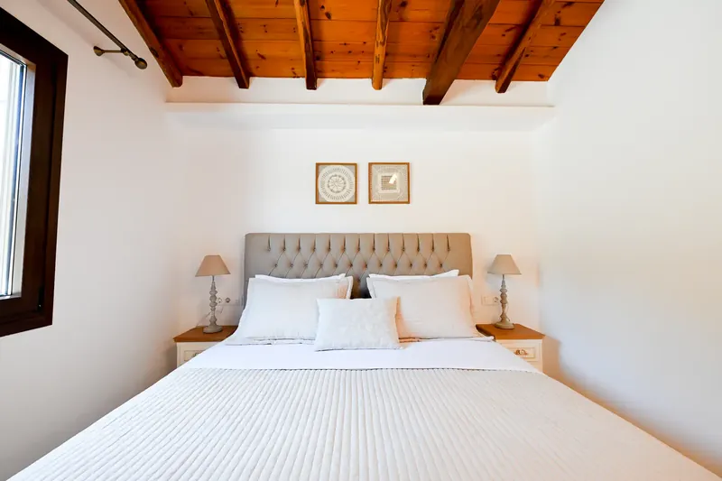 A bedroom filled with morning light